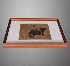 澄江书画装裱配框服务案例